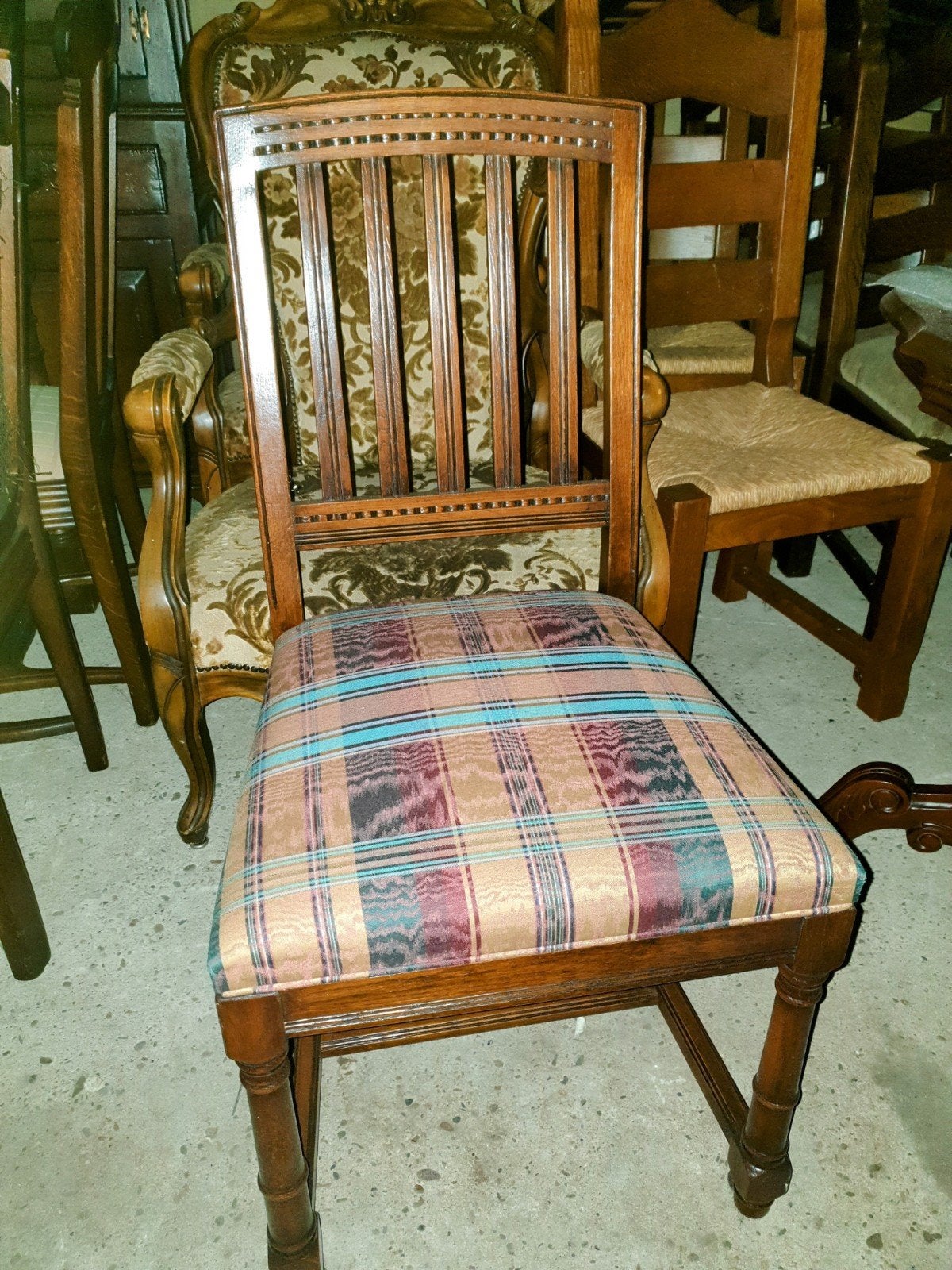 4 Schuitema Jugendstil rac eetkamer stoelen, Ophalen