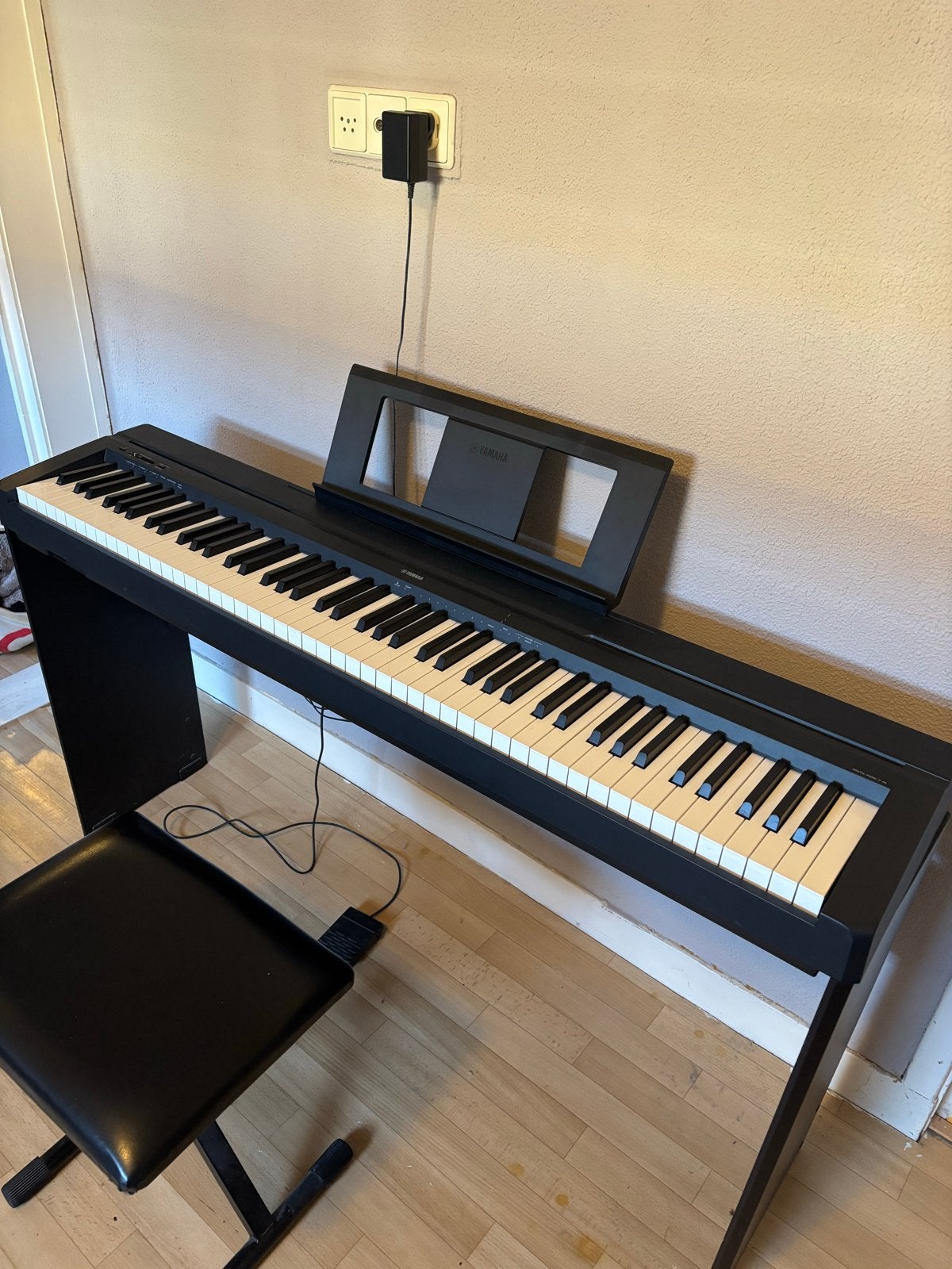 Yamaha P-45 Digitaal Piano - Zo goed als nieuw, Muziek en Instrumenten, Piano's, Ophalen, Zwart, Digitaal, Zo goed als nieuw