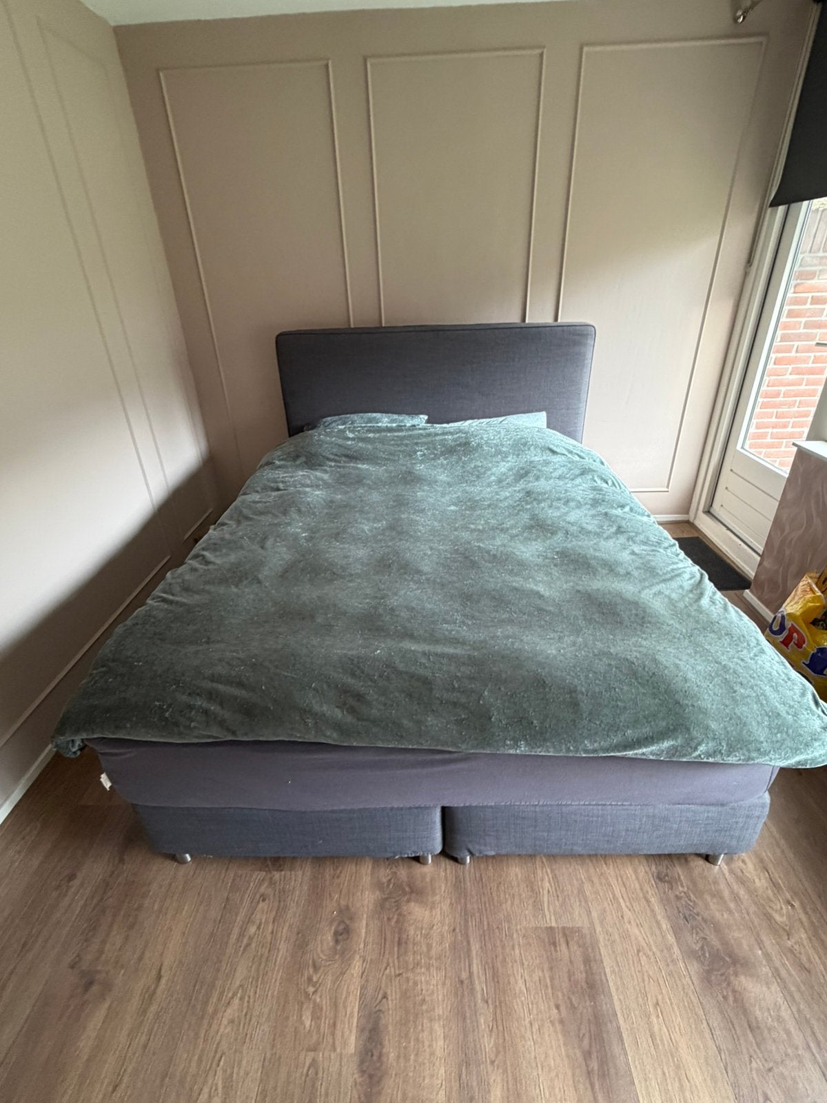 2 persoonsboxspring 160x200, Ophalen, Tweepersoons, Zo goed als nieuw, 200 cm