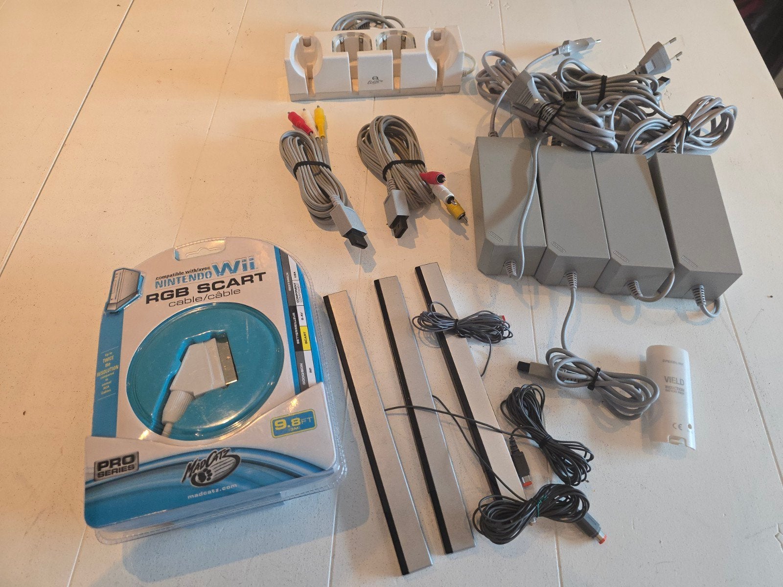 Nintendo Wii accessoires en kabels (o.a. RGB Scart), Ophalen of Verzenden, Gebruikt, Zonder controller