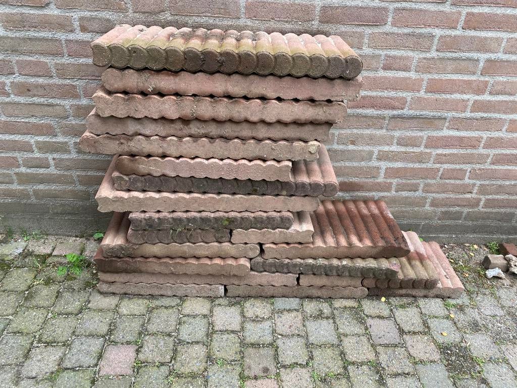 Gratis stenen border, Tuin en Terras, Bielzen en Borders, Ophalen, Overige materialen, Gebruikt, Border