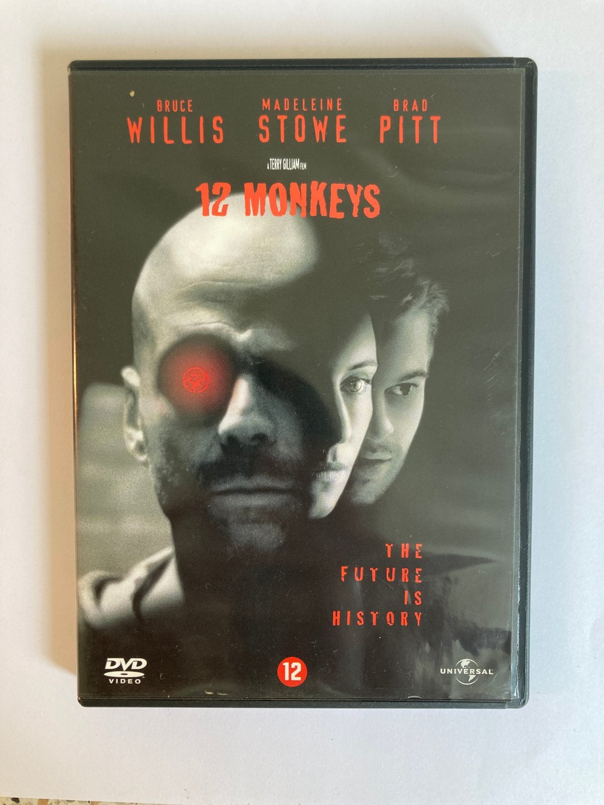 Twelve Monkeys / 12 Monkeys, 1995 / DVD / Terry Gilliam, Vanaf 16 jaar, Ophalen of Verzenden, Zo goed als nieuw, Science Fiction en Fantasy