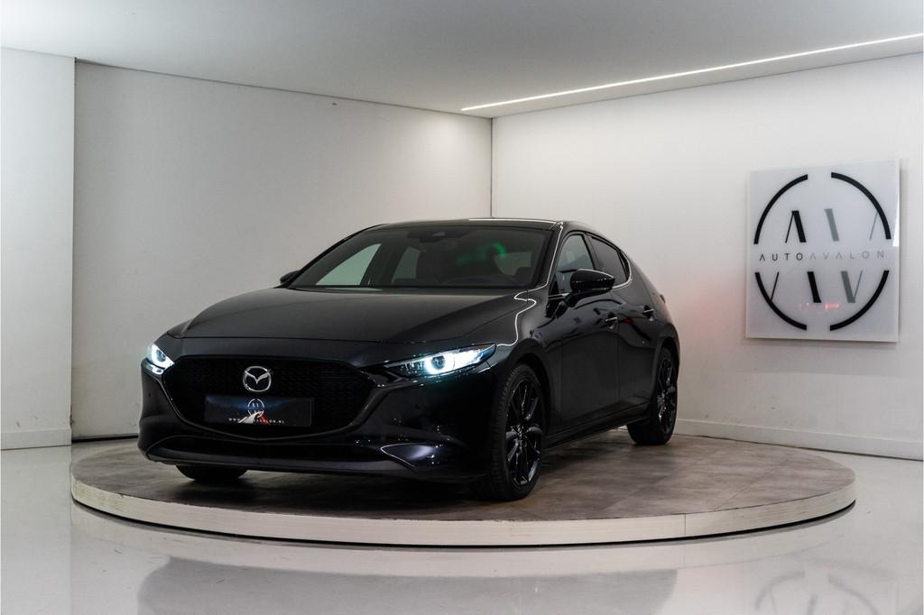 Mazda 3 2.0 e-SkyActiv-X M Hybrid 180 Luxury 187PK | NL AUTO, Auto's, Mazda, Bedrijf, Te koop, 360° camera, ABS, Achteruitrijcamera