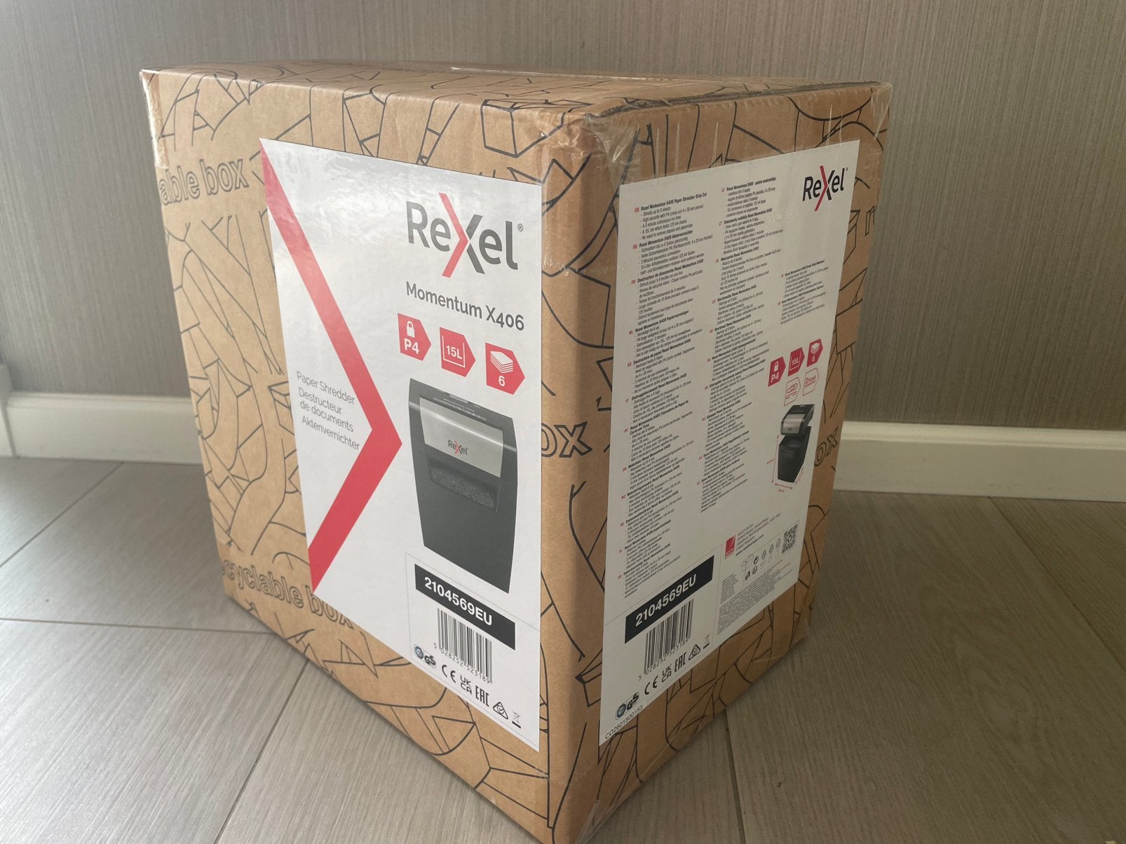 Rexel Momentum X406 papierversnipperaar, Diversen, Ophalen of Verzenden