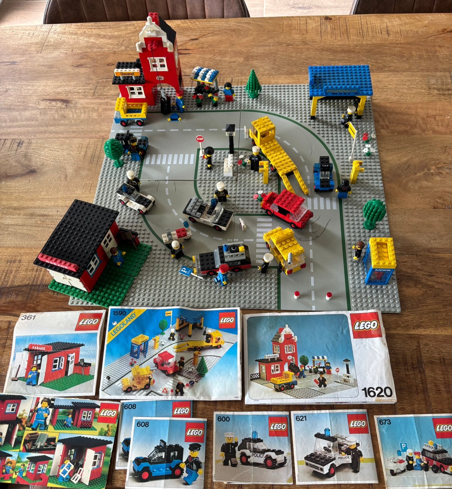 Partij legoland stad van 8 sets, deel 3., Gebruikt, Compleet, Lego, Ophalen of Verzenden