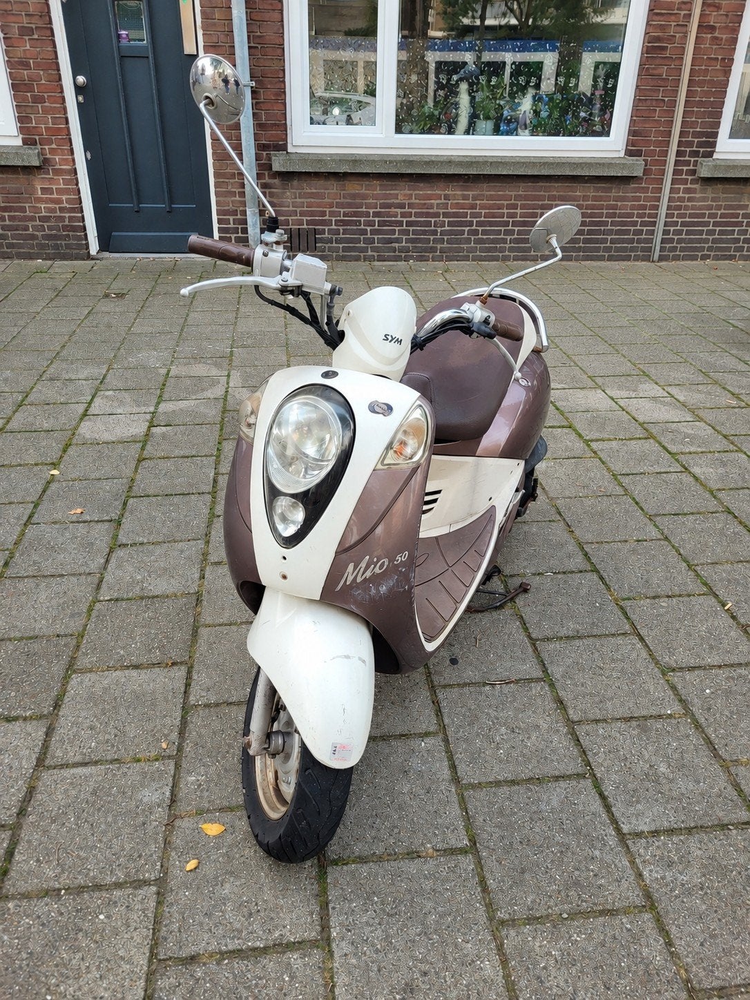 SYM Mio 50 Scooter - Gebruikt, Fietsen en Brommers, Gebruikt, Benzine, Maximaal 25 km/u, Ophalen