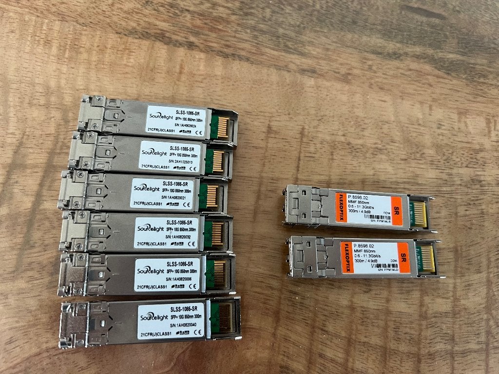 SFP+ 10gb/s modules, Ophalen of Verzenden, Gebruikt