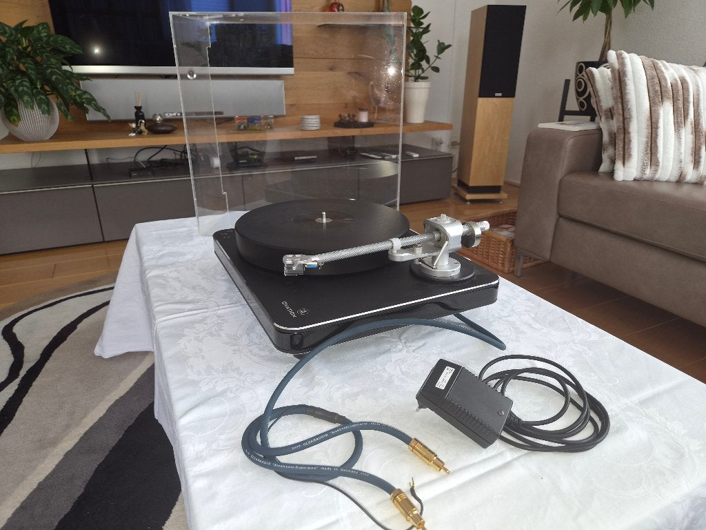 Clearaudio Ovation high-end platenspeler+Talisman MC+stofkap, Audio, Tv en Foto, Platenspelers, Ophalen, Zo goed als nieuw, Platenspeler