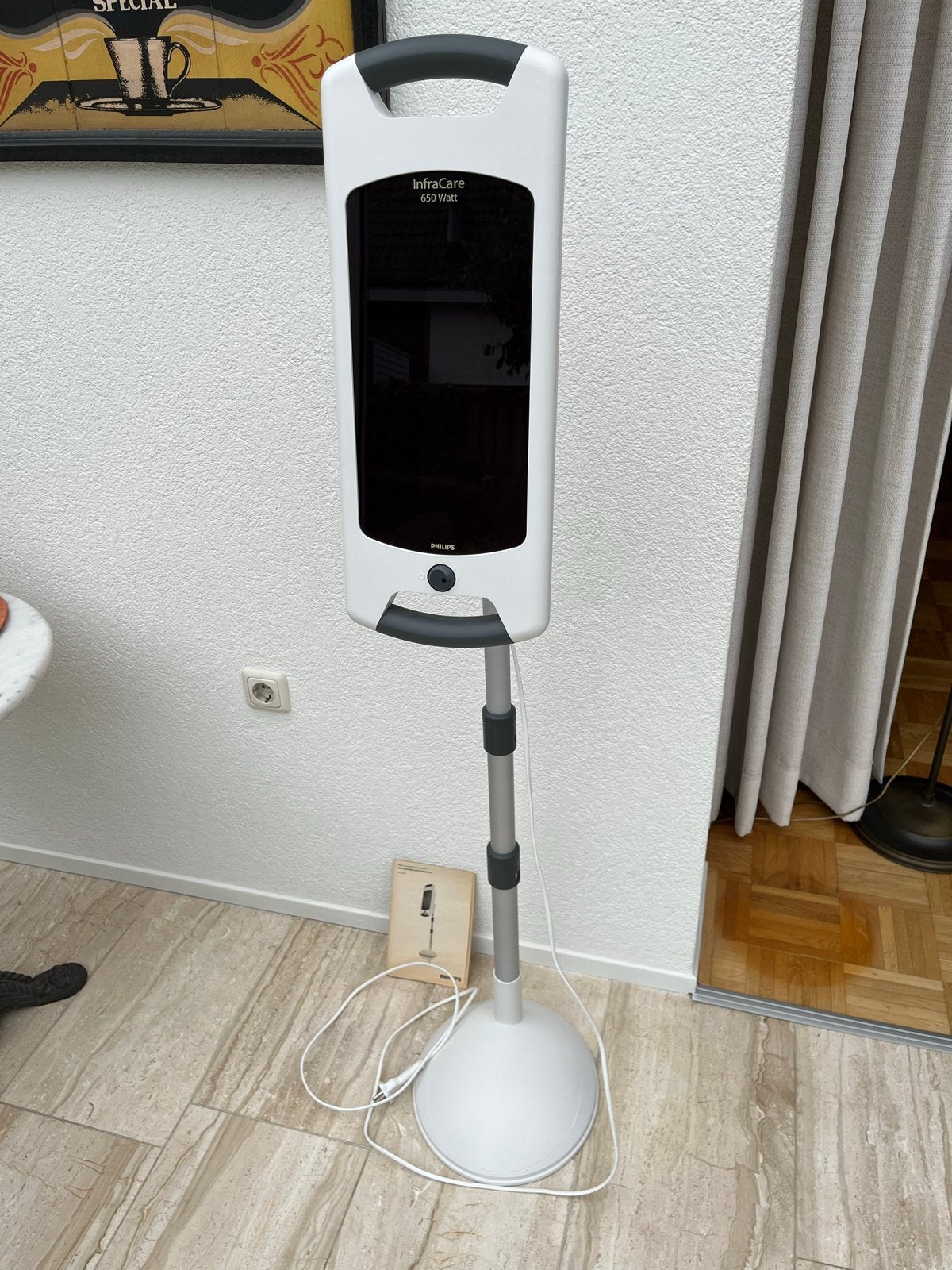 Philips InfraCare 650 Watt Infraroodlamp met standaard, Ophalen, Zo goed als nieuw, Overige typen