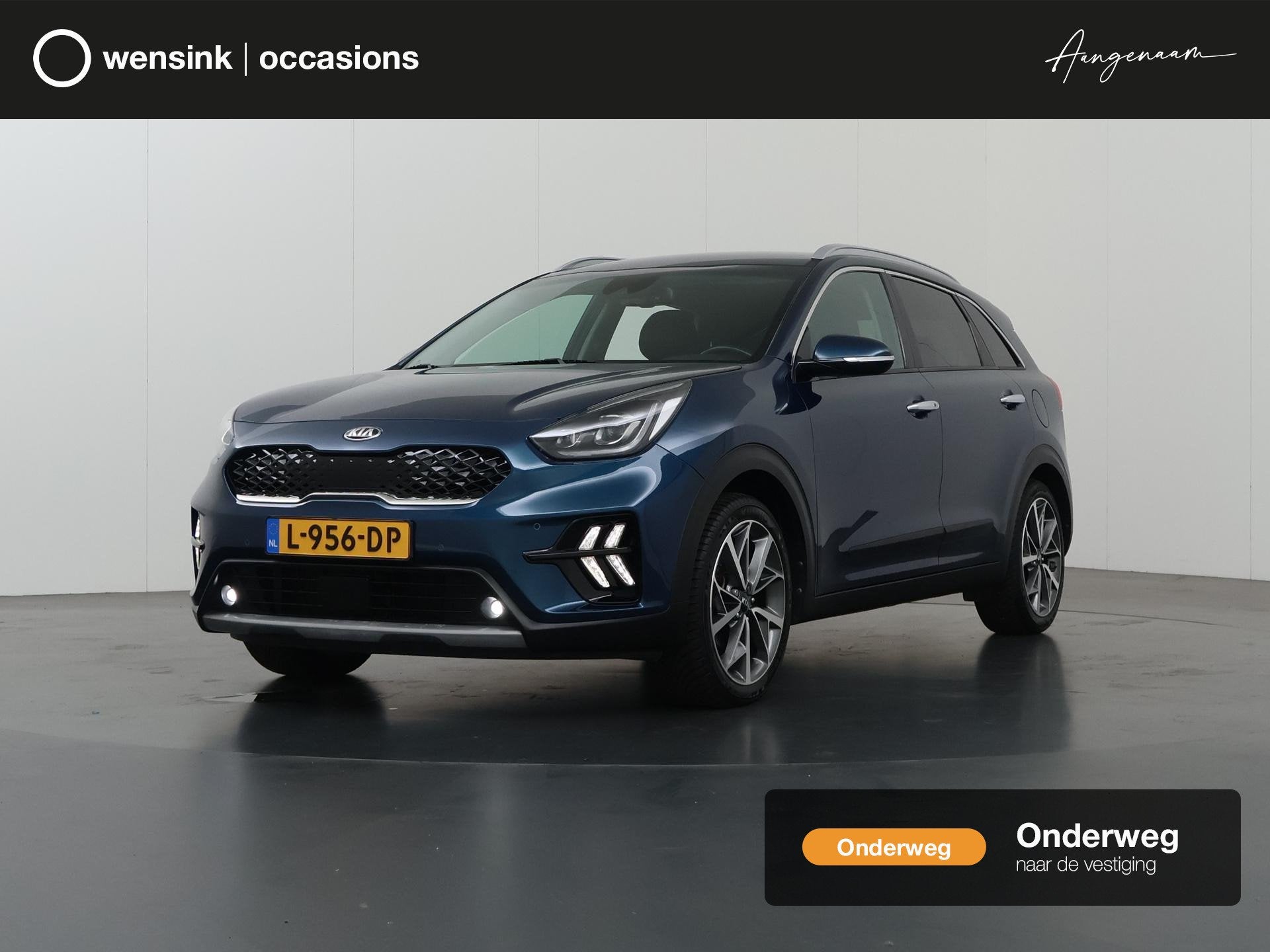 Kia Niro 1.6 GDi Hybrid DynamicPlusLine | Tekhaak | Stoel/St, Auto's, Dealer onderhouden, Gebruikt, 2 kWh, Blauw