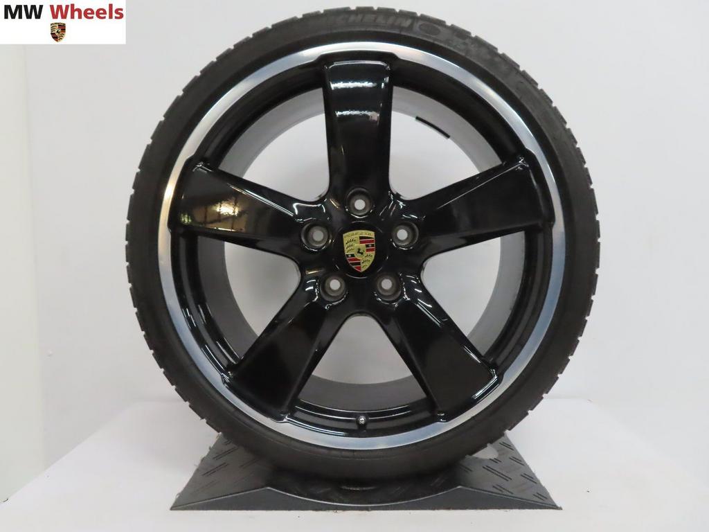 originele Porsche 991 4S Fuchs 20 inch velgen winterbanden, Gebruikt, 295 mm, -, -