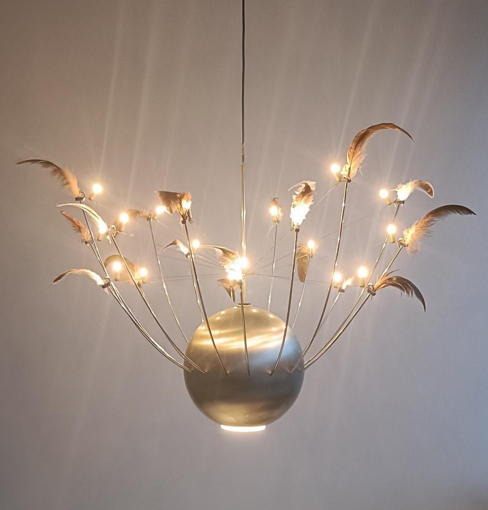Quasar Ork grande hanglamp, Ophalen, Gebruikt, Minder dan 50 cm, Overige materialen