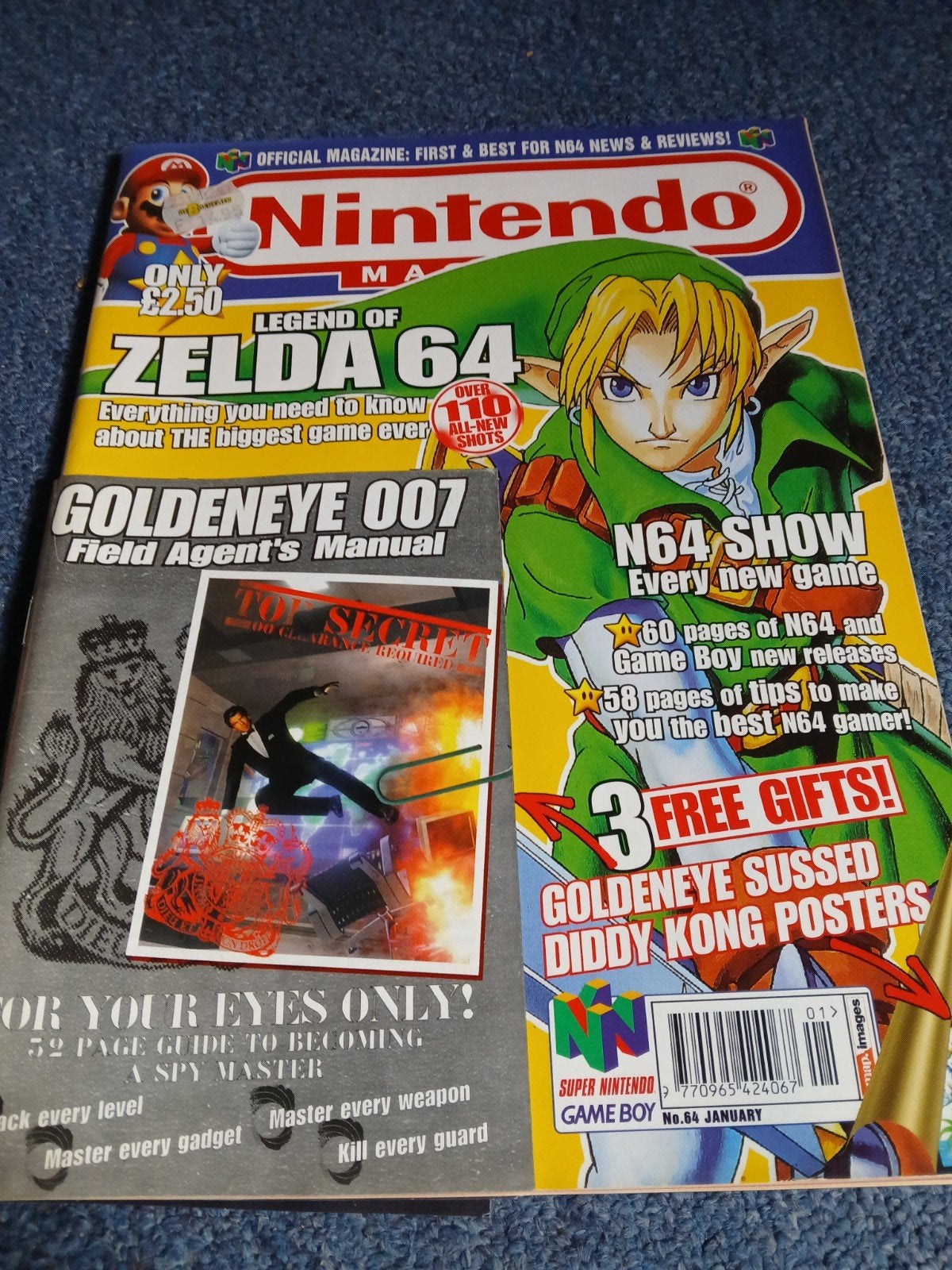 Nintendo Magazine System - Legend of Zelda 64 (Januari), Ophalen of Verzenden, Gebruikt