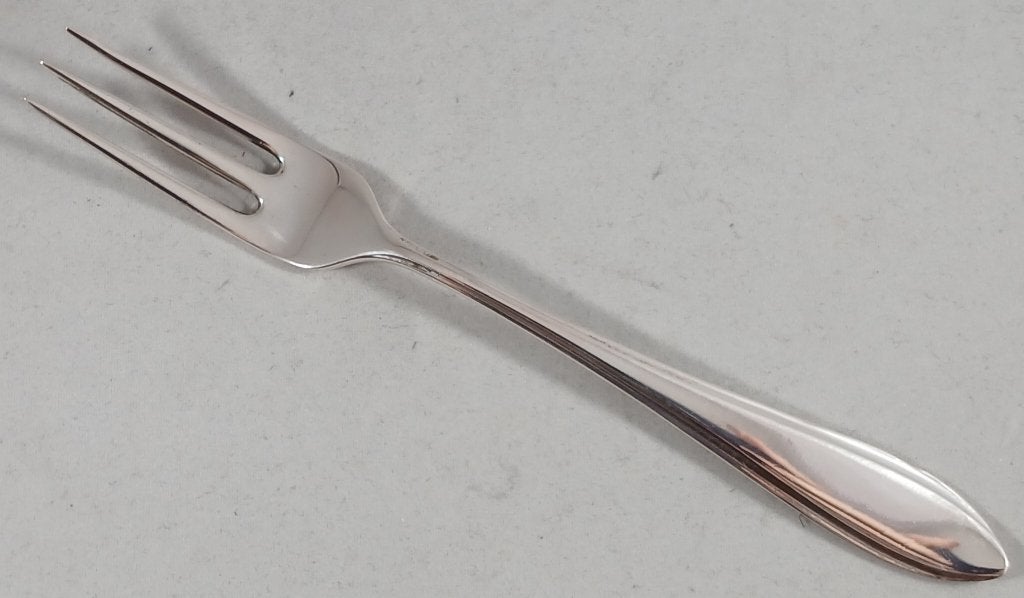 Dessertvork Puntfilet antiek 835 zilver, Antiek en Kunst, Ophalen of Verzenden, Zilver