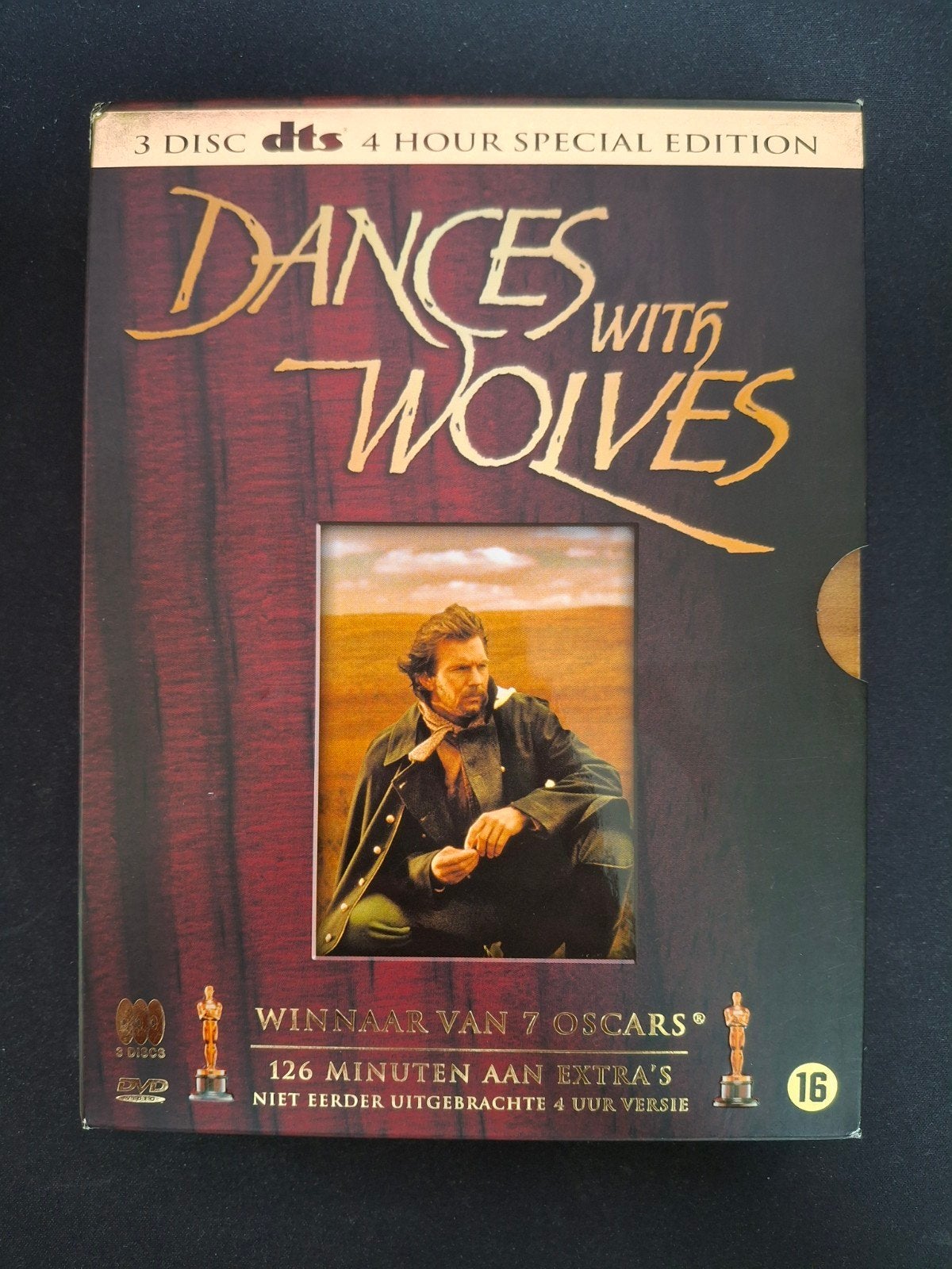 Dances With Wolves - 3 Disc Special Edition DVD !4 voor 3!, Engels, Vanaf 16 jaar, Historisch of Kostuumdrama, Nederlands