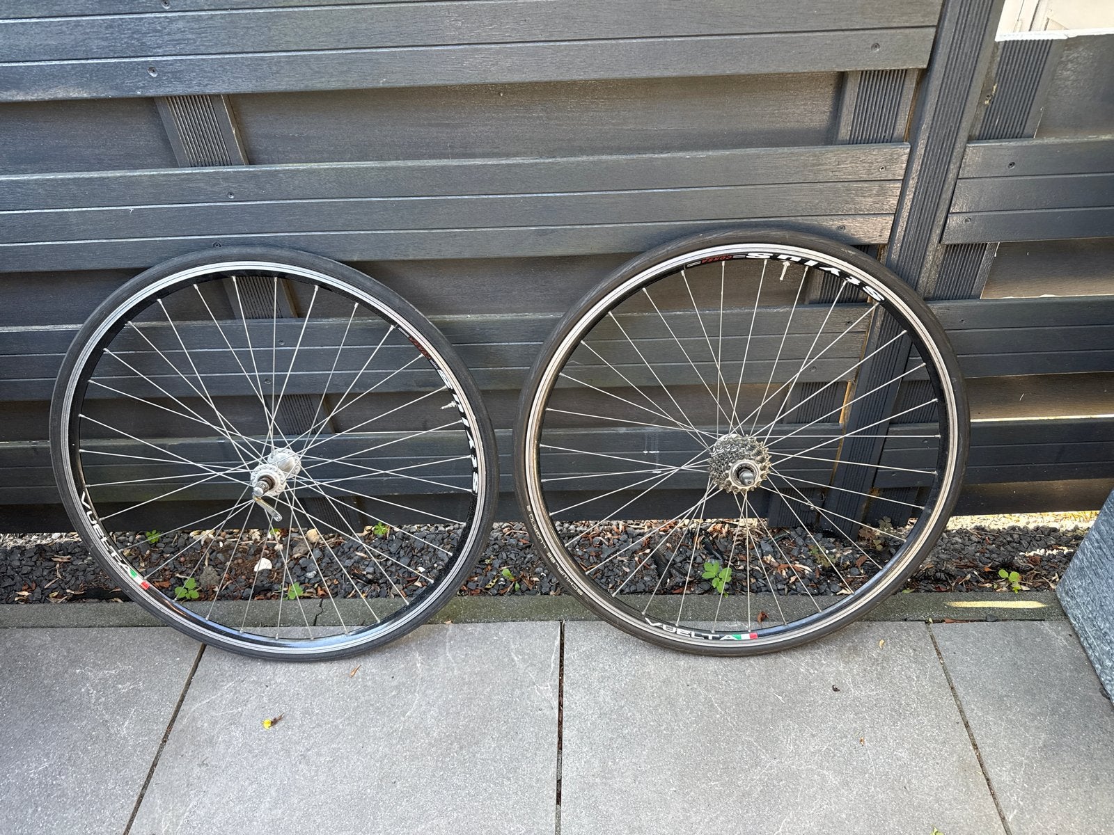 Wielset Vuelta Stylus Racefiets wielen met banden, Gebruikt, Aluminium, Racefiets, Ophalen