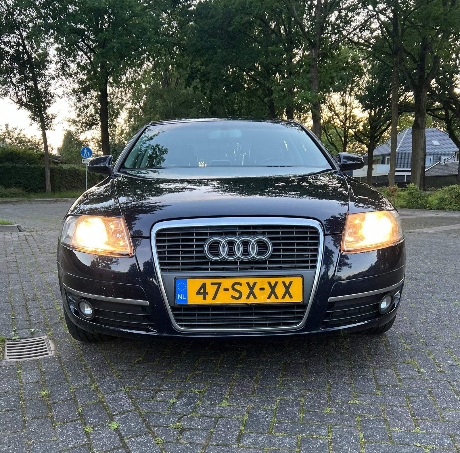 Audi A6 2.4 V6 130KW Multitronic 2006 Blauw, Auto's, Audi, Particulier, A6, ABS, Airbags, Airconditioning, Alarm, Automatische klimaatregeling