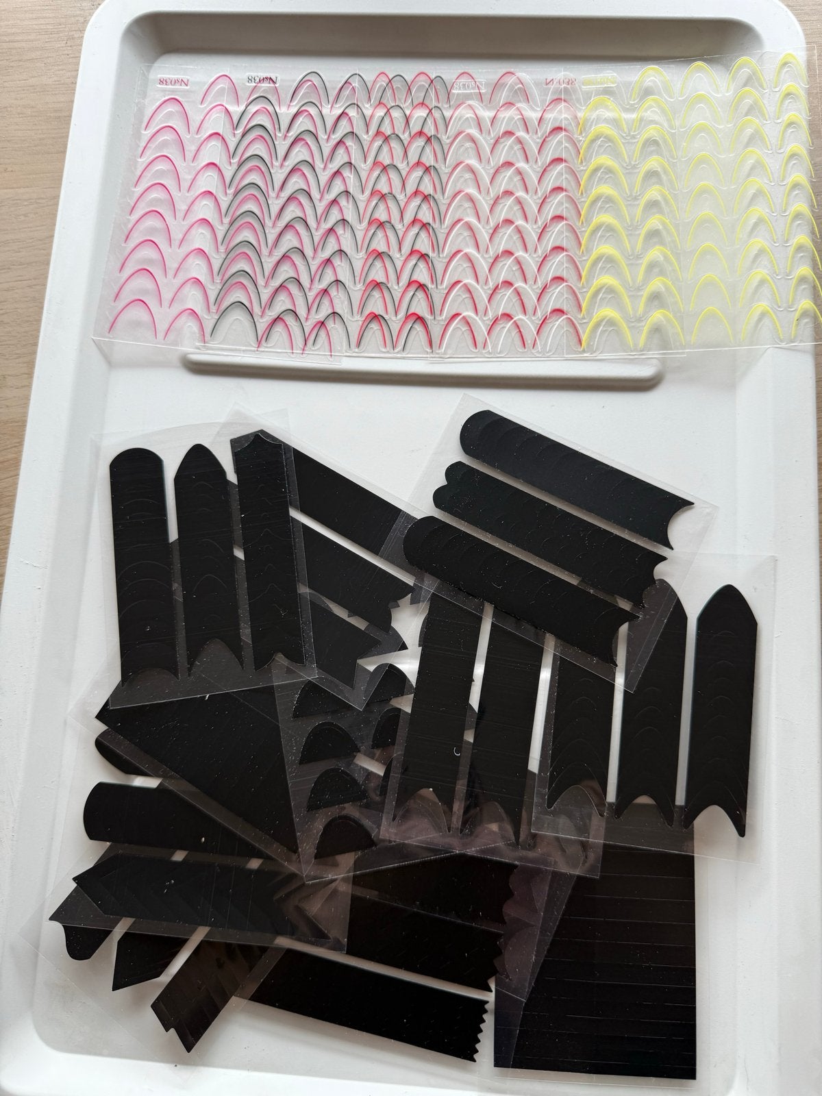 Nieuwe nagelstickers voor French manicure (diverse kleuren), Ophalen of Verzenden, Nieuw, Overige typen