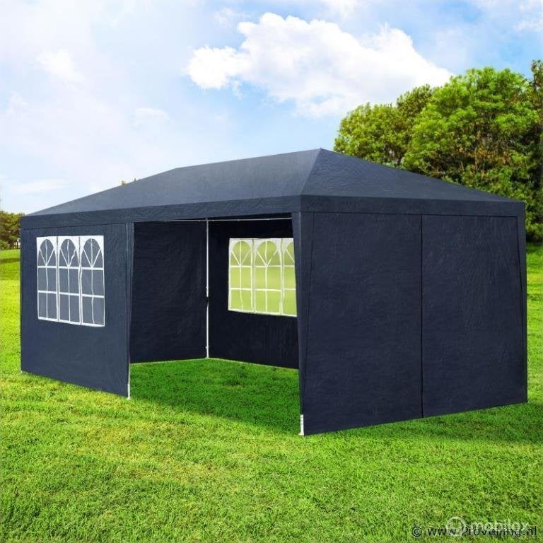Online Veiling: Partytent 3 x 6m Blauw, Nieuw