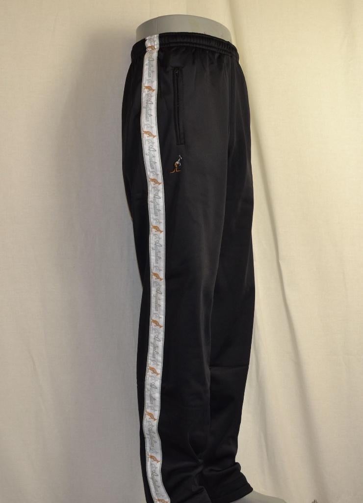 trainingsbroek australian zwart met witte bies 1.0 nieuw, Kleding | Heren, Sportkleding, Zwart, Nieuw, Overige maten, Ophalen of Verzenden