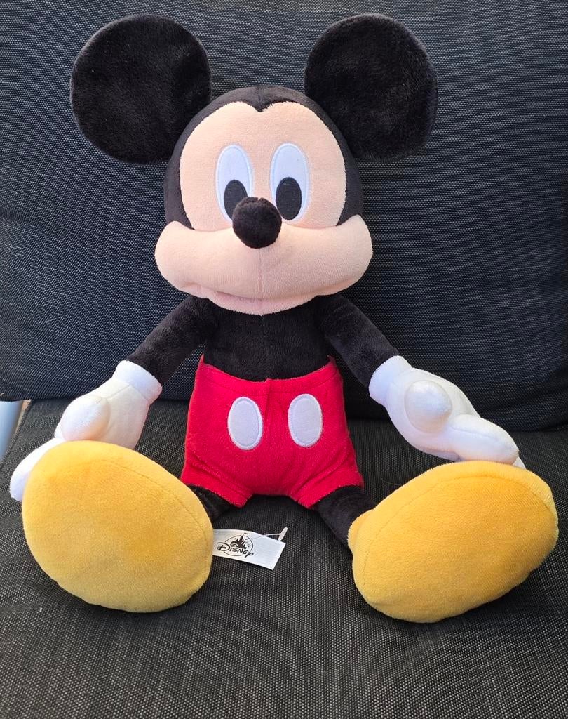 Disney Mickey Mouse Knuffel - Zo goed als nieuw, Disney, Disney, Overige typen, Zwart