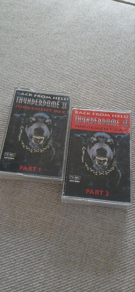 Thunderdome II Judgement Day cassettebandjes gabber hardcore, Cd's en Dvd's, Cassettebandjes, Ophalen of Verzenden