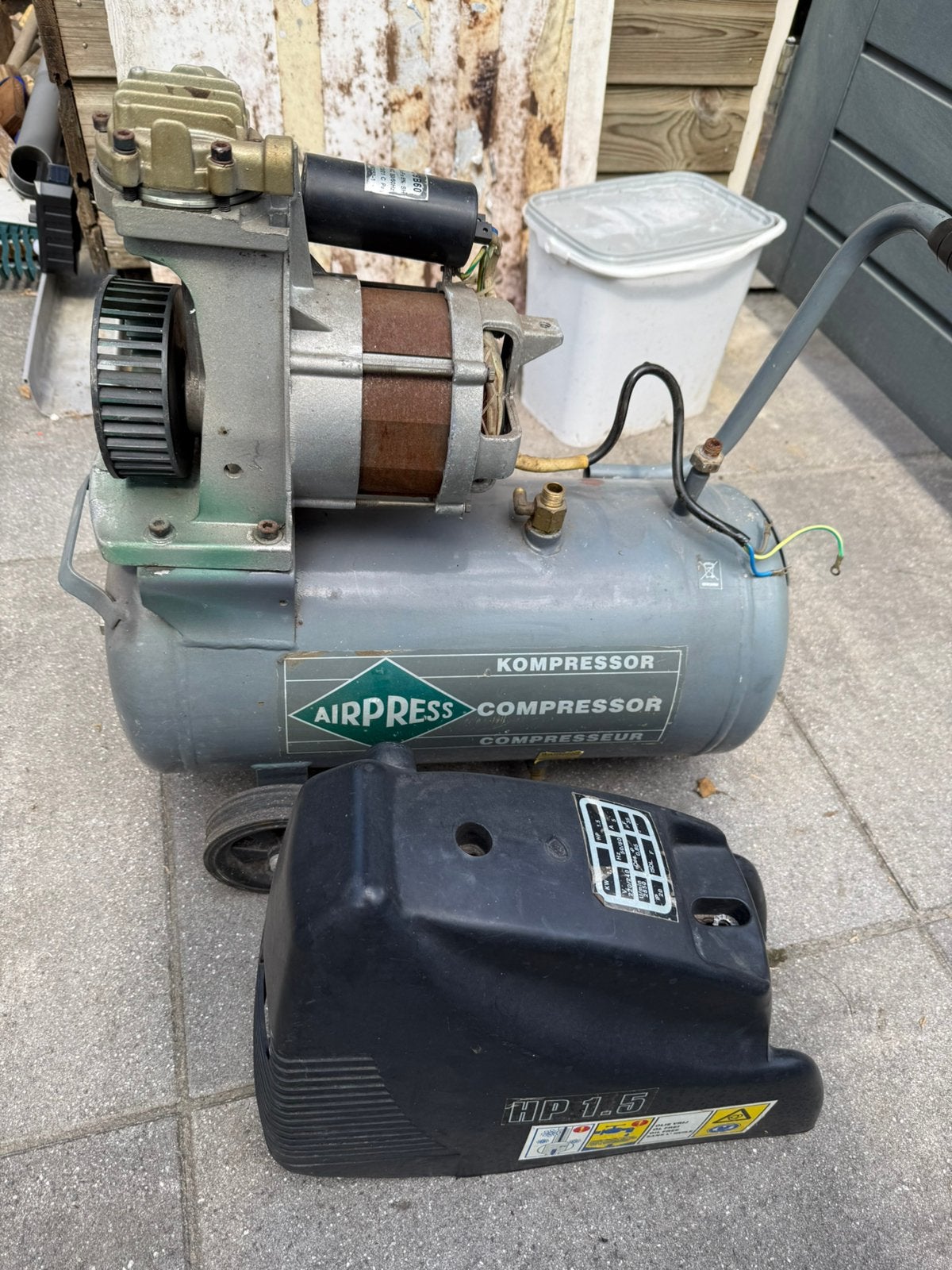 Airpress compressor onderdelen opknapper, 100 liter of meer, Ophalen of Verzenden, Zo goed als nieuw, Minder dan 200 liter/min