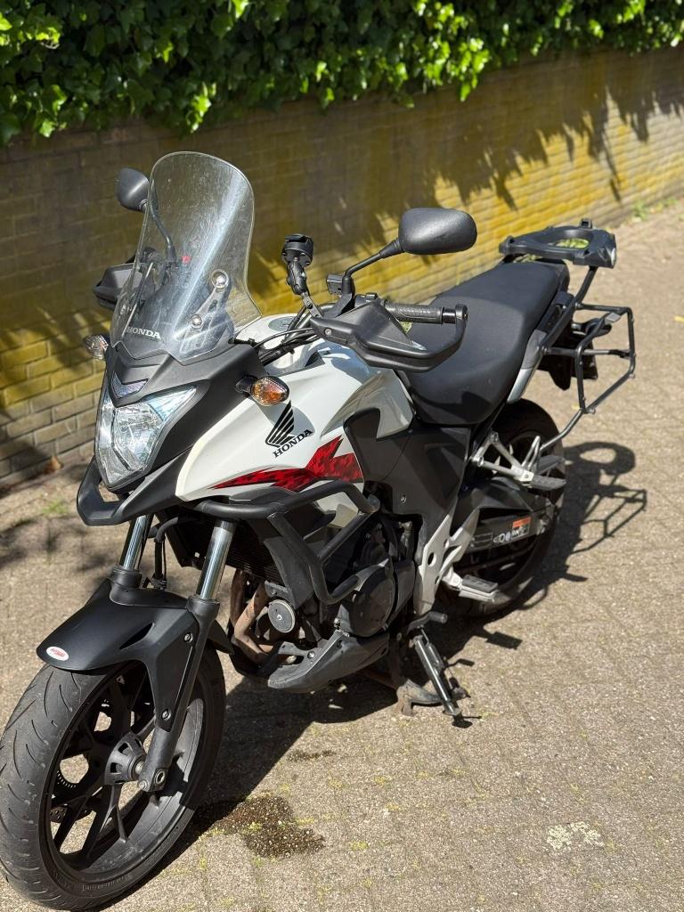 Honda CB500X (2015) A2 (35kW) –  Incl. Scorpion & Kofferrek, Motoren, Motoren | Honda, 2 cilinders, Particulier, Toermotor, Minimaal motorrijbewijs A2