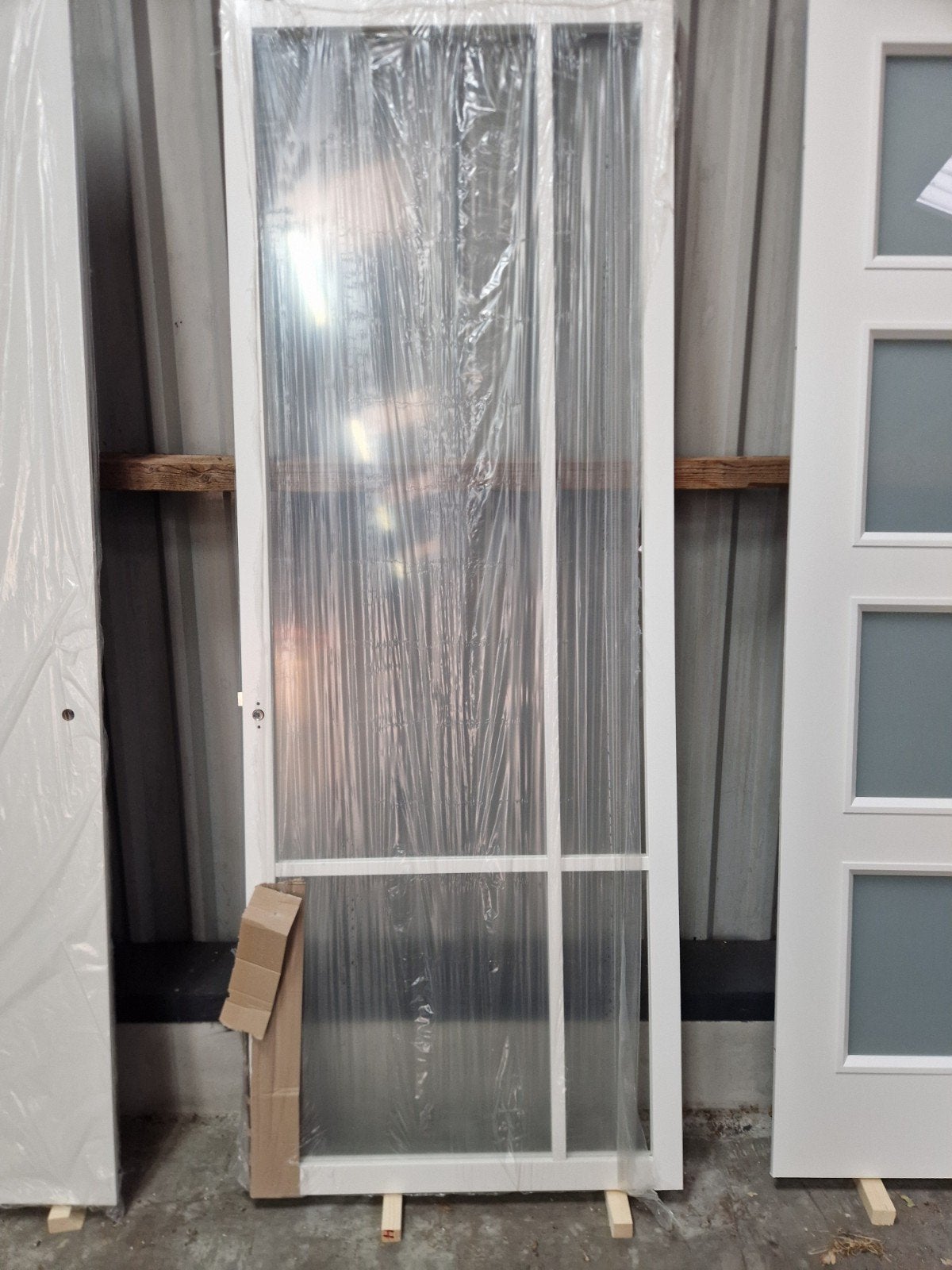 stompe deur berkvens 2515x930 glas rechtsdraaiend, Doe-het-zelf en Verbouw, Ophalen, 80 tot 100 cm, 215 cm of meer, Binnendeur