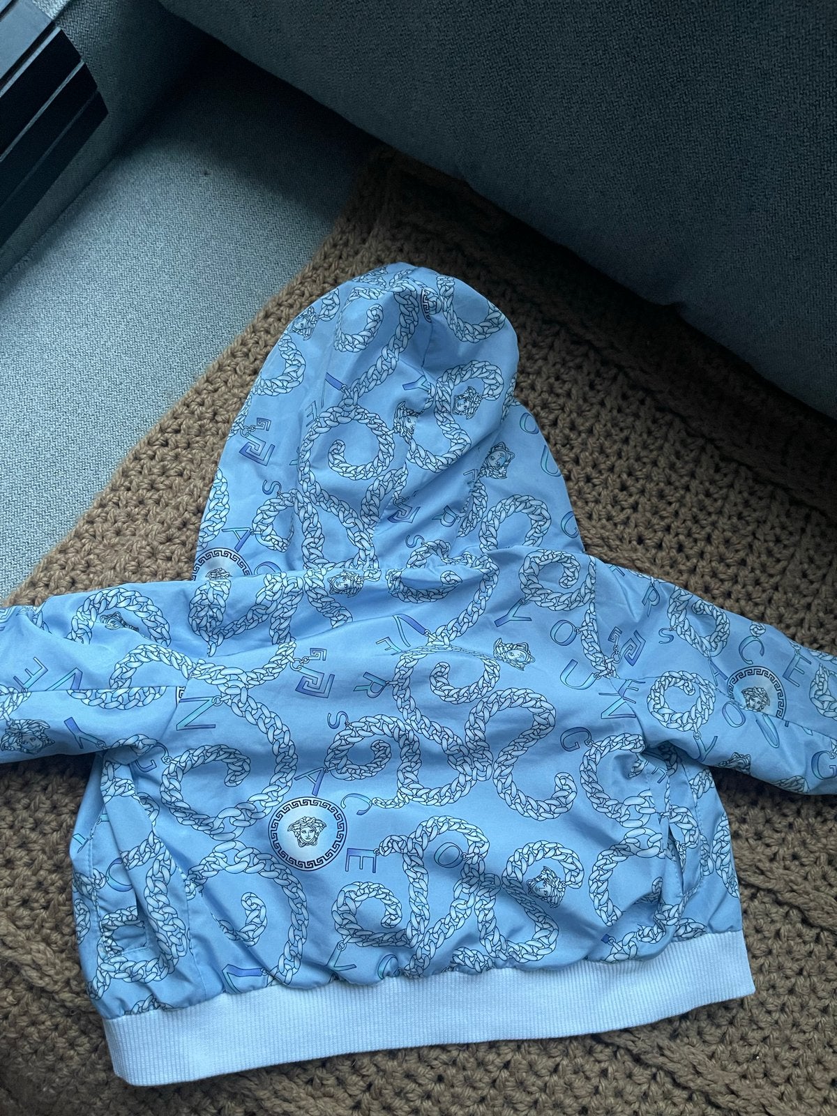 Versace jongens jasje - Nieuw maat 9/12 maanden 76 cm, Ophalen of Verzenden, Nieuw, Jongen, Jas