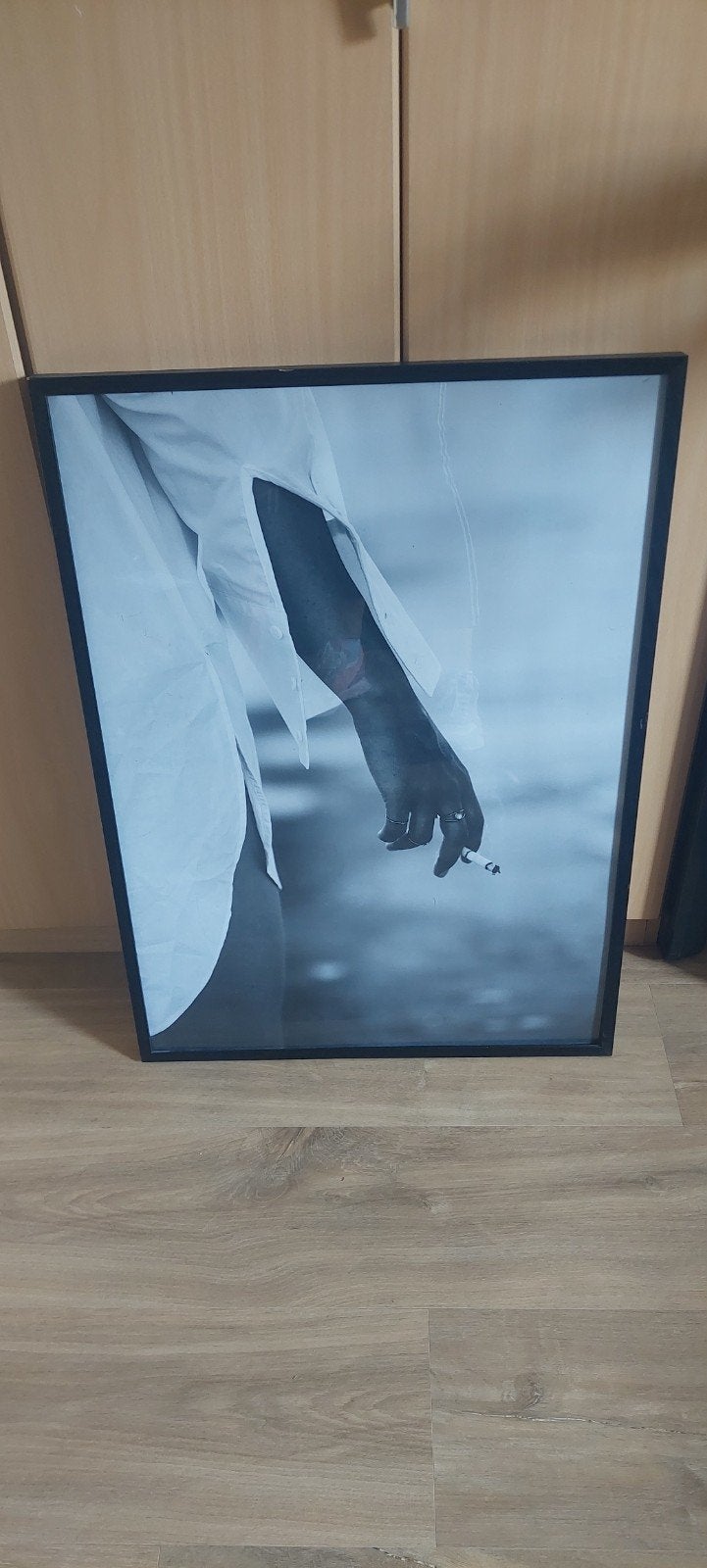 4 posters in lijst, Ophalen, Glas, Met glas