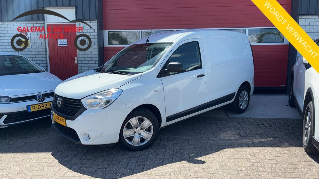 Dacia Dokker 1.5 Blue dCi 90 Solid 1STE EIG / TREKHAAK / AIR, Auto's, Gebruikt, Euro 6, Wit, Origineel Nederlands