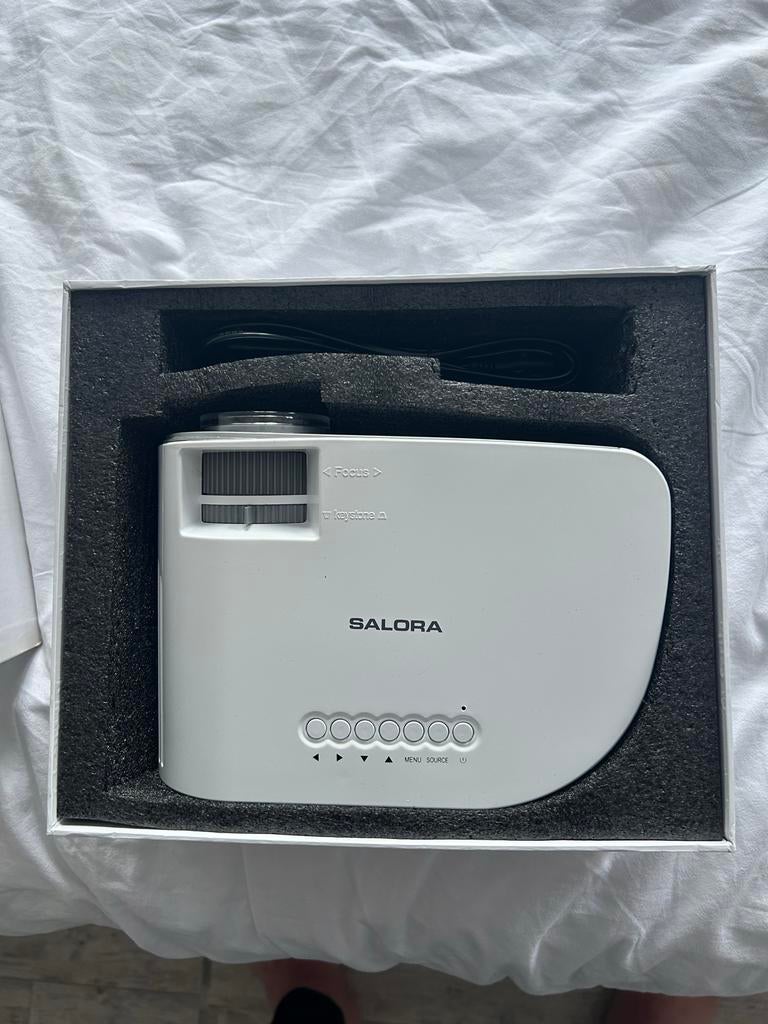 Salora HD LED Beamer Mini - Compacte Projector, Ophalen, Zo goed als nieuw, LED, HD (720)