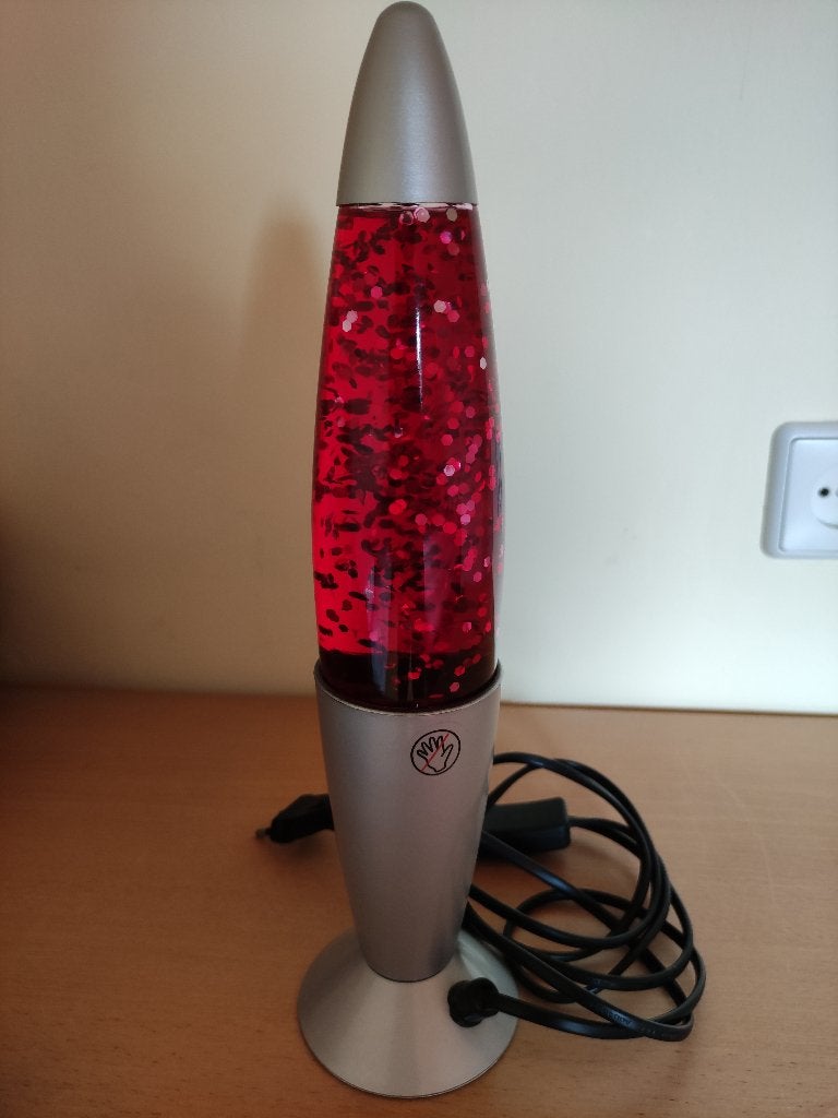 Glitterlamp, Ophalen of Verzenden, Zo goed als nieuw, Lavalamp