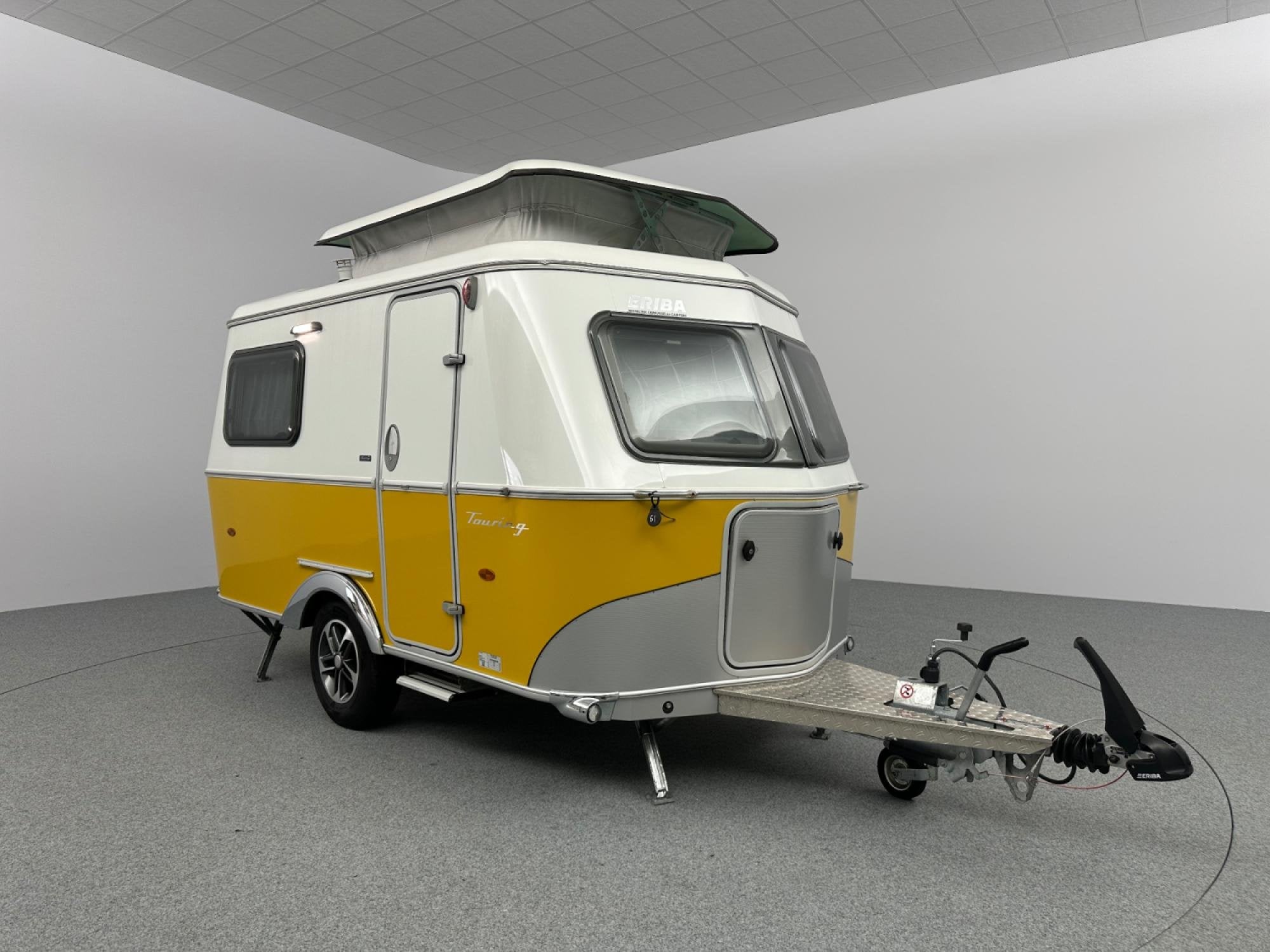 Eriba Touring 310 Nugget Gold Off-Grid Voortent Retro Design, Vast bed, Koelkast, Bedrijf, Eriba