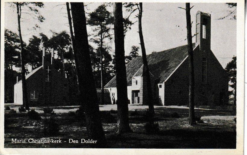 DEN DOLDER - 1961 - MARIA CHRISTINA KERK, Ophalen of Verzenden, 1960 tot 1980, Gelopen, Utrecht