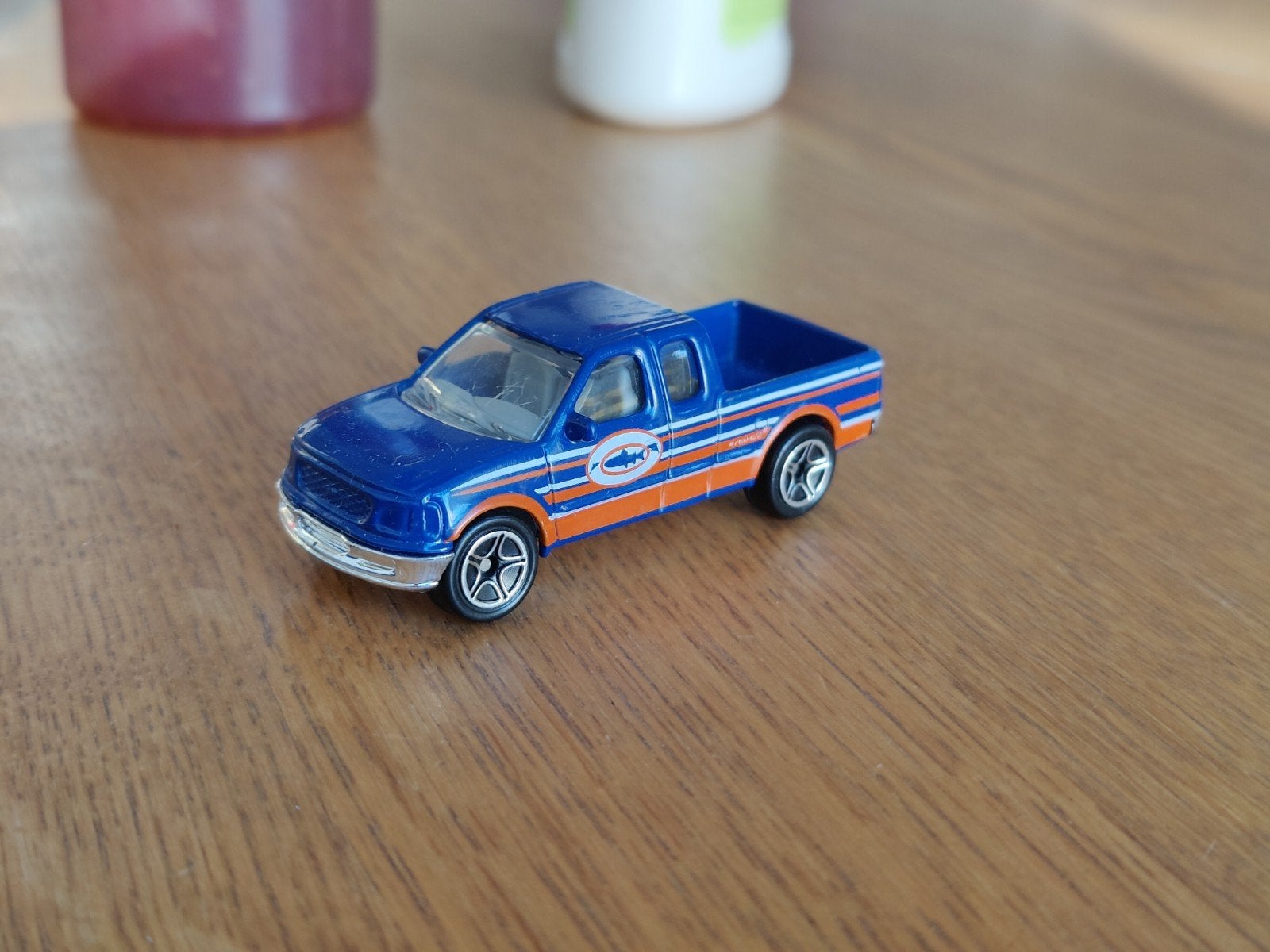 Matchbox Ford F150 Pickup BLAUW, Ophalen, Zo goed als nieuw, Auto