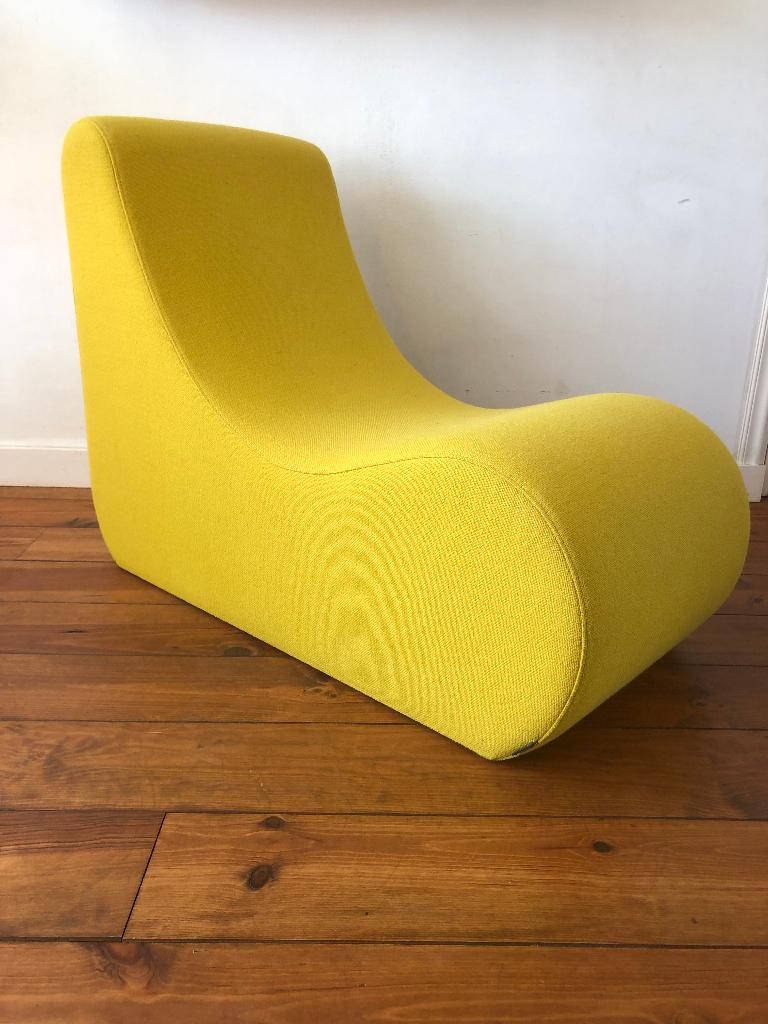 Welle 2 lounge chair Verner Panton, vintage design, 75 tot 100 cm, Ophalen of Verzenden, Zo goed als nieuw, Stof