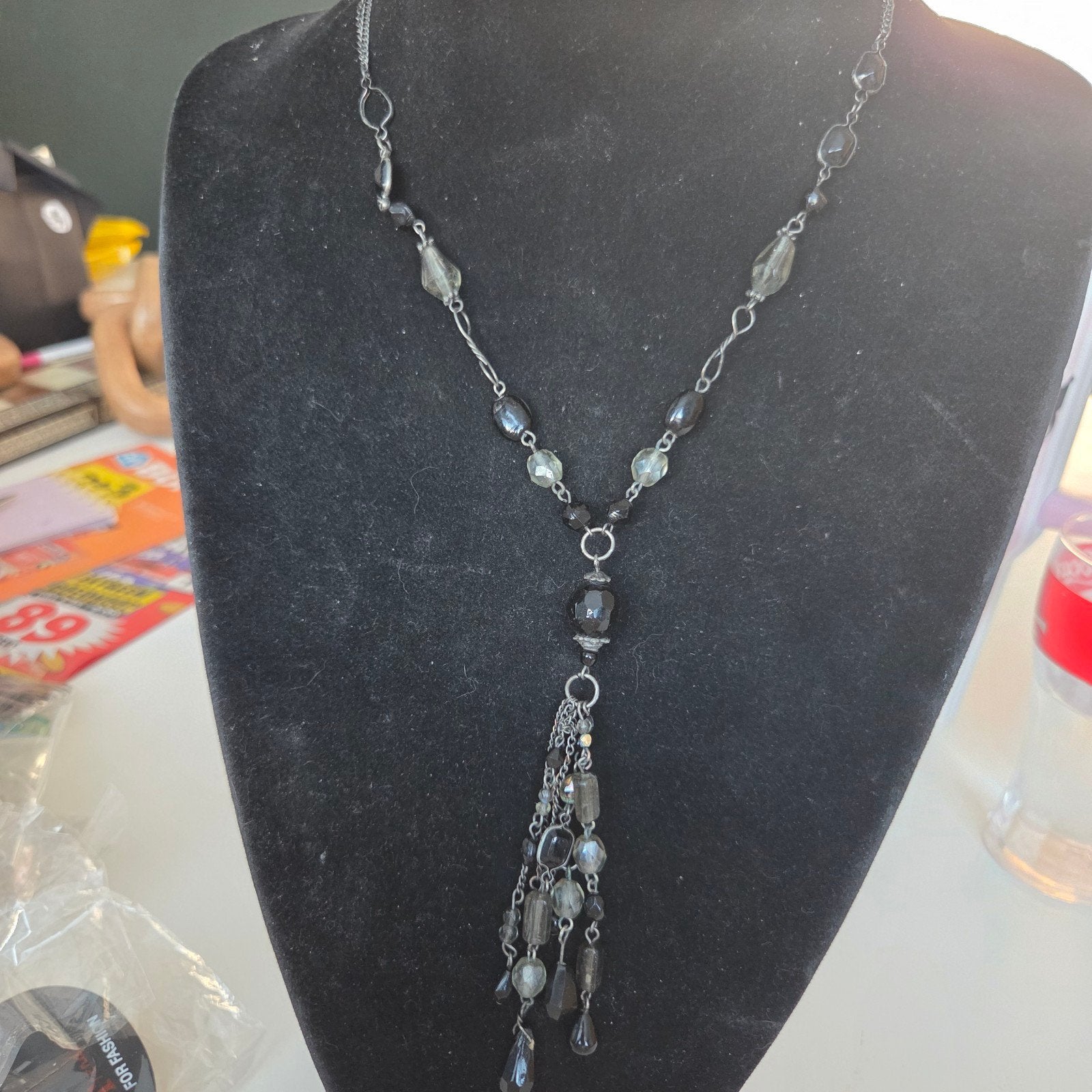Ketting glas, Ophalen of Verzenden, Zo goed als nieuw, Overige materialen