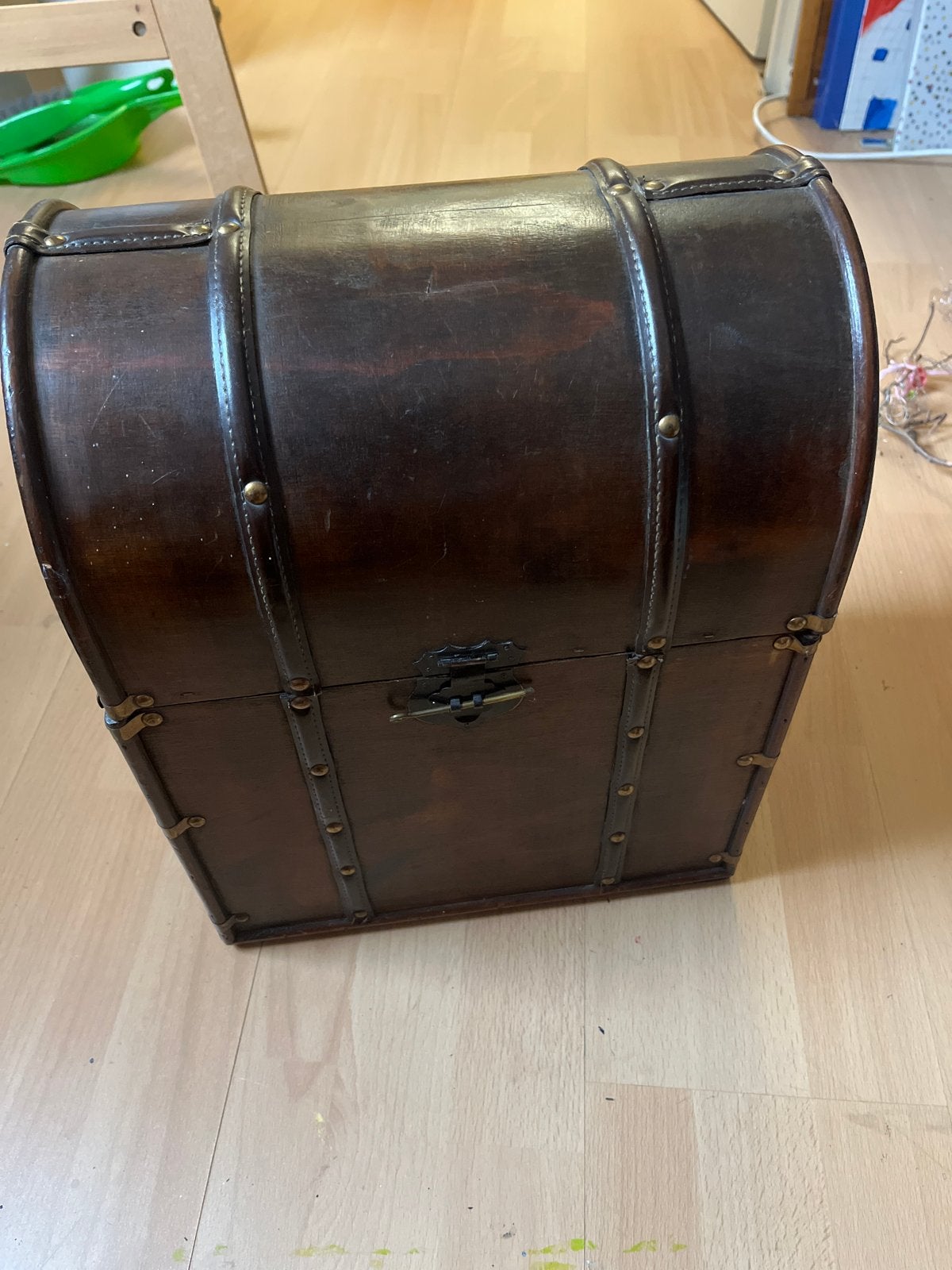 Wijnkist voor 6 flessen - Vintage stijl, Ophalen, Minder dan 50 cm, Gebruikt, 5 – 50