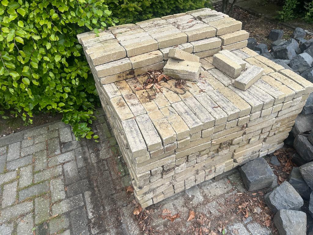 Gebakken stenen, Ophalen, Klinkers, 5 tot 10 m², Zo goed als nieuw