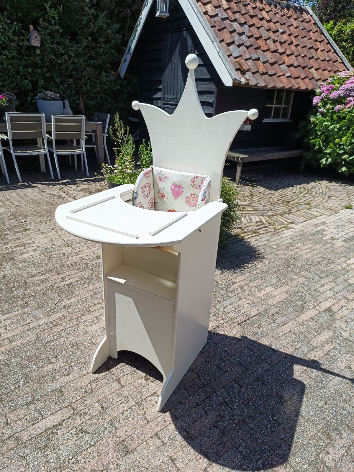 Prachtige, stabiele kinderstoel met kleuterstoeltje, Kinderen en Baby's, Kinderstoelen, Ophalen, Zo goed als nieuw, Overige typen