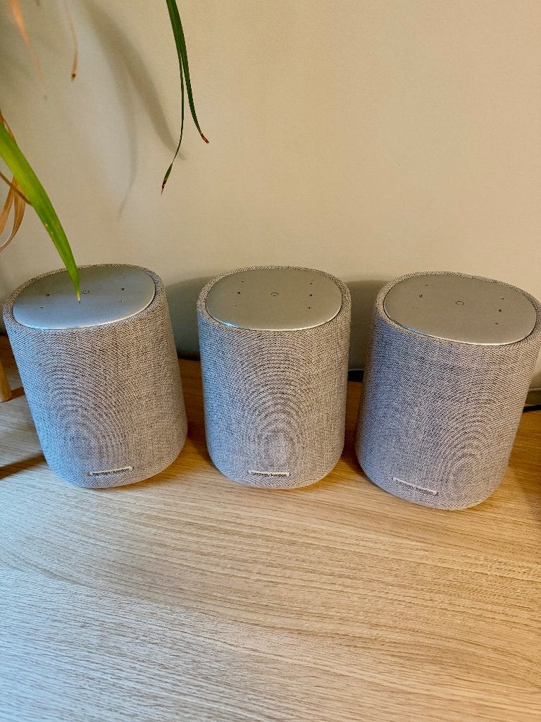 Harman Kardon Citation One MK3 (set of 3) plus wall mounts, Slimme speaker, Bluetooth, Ophalen of Verzenden, Zo goed als nieuw