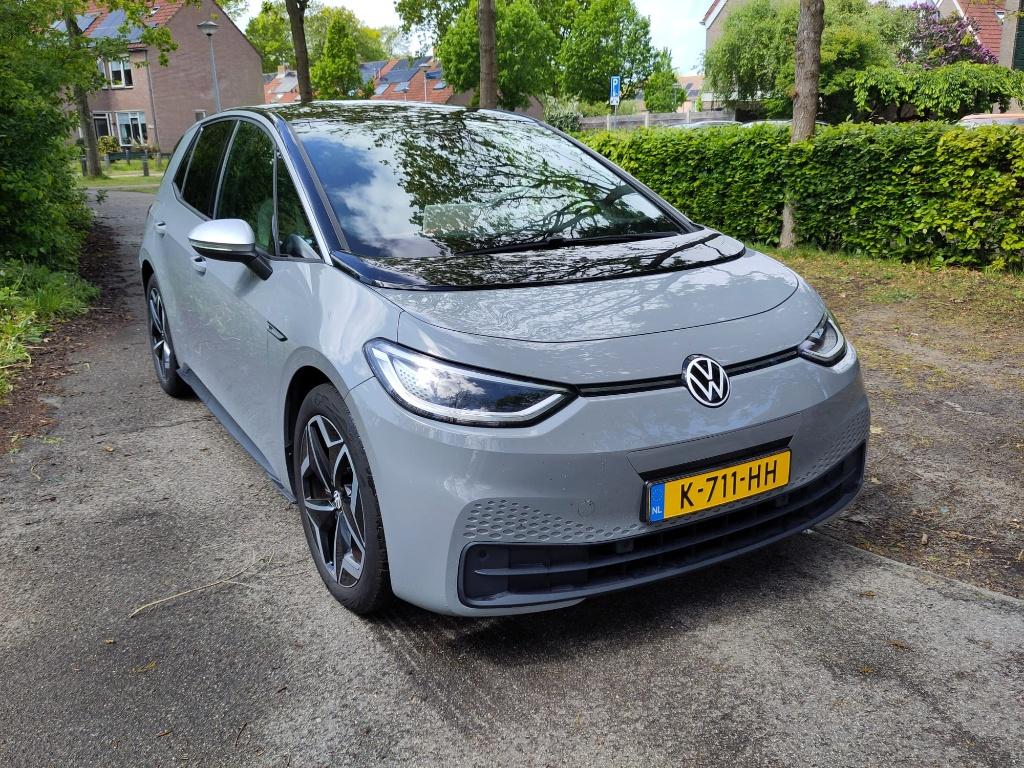 Volkswagen ID.3 58kWh 204pk 2020 Grijs, Auto's, Volkswagen, 34 min, 375 min, ID.3, Origineel Nederlands
