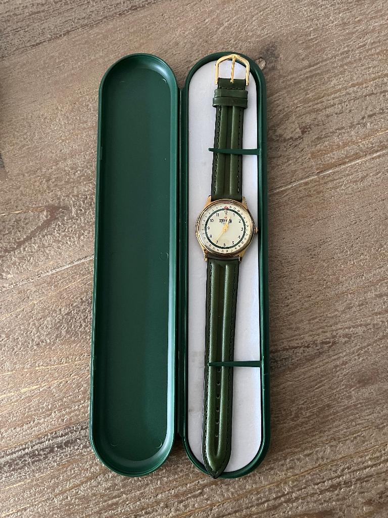 Heineken horloge, Overige merken, Overige materialen, Leer, Verzenden