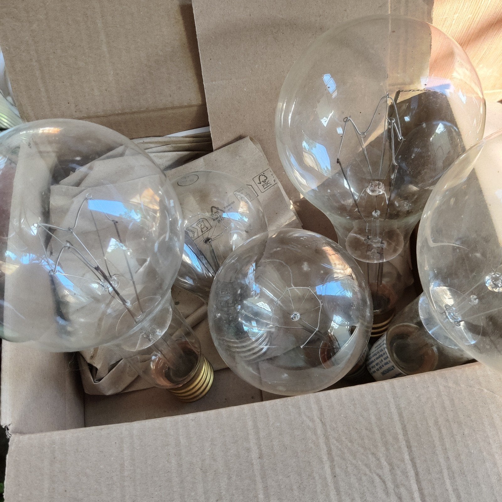 Grote gloeilampen 1000/300 watt- set van 5, Ophalen of Verzenden