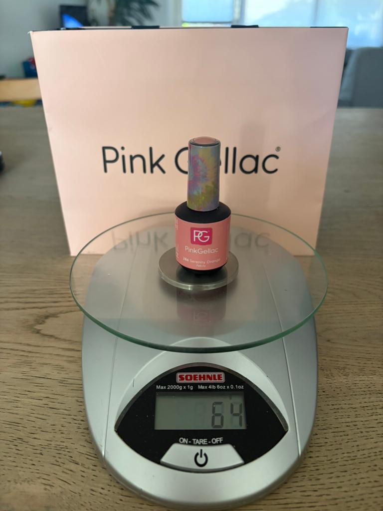 Pink Gellac 286 Serenity Orange, Ophalen of Verzenden, Zo goed als nieuw, Oranje, Handen en Nagels