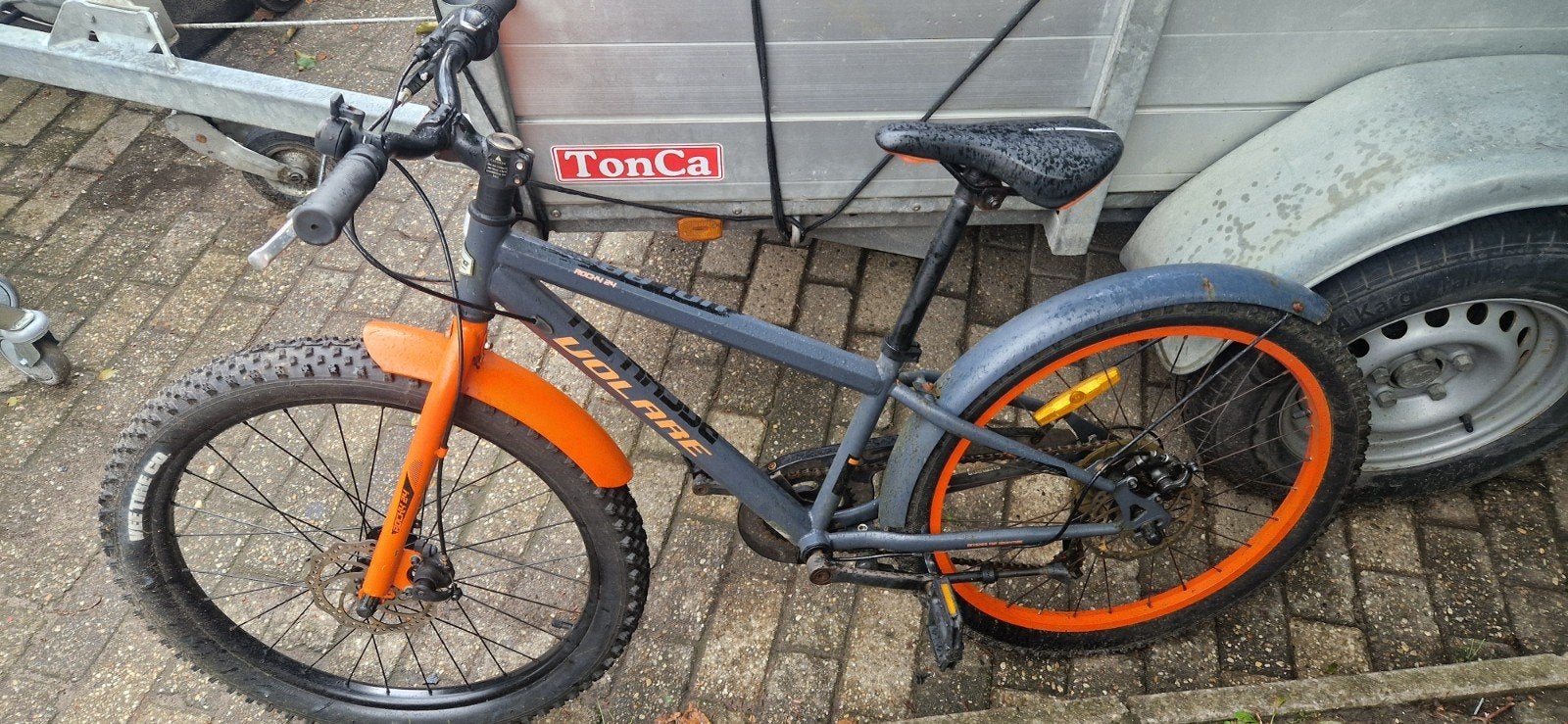 Volare kinderfiets met schijfremmen, Fietsen en Brommers, Fietsen | Kinderfietsjes, Ophalen, 20 inch of meer, Gebruikt, Volare Rocky