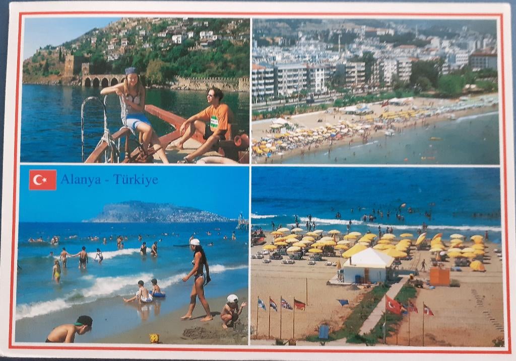 Ansichtkaart Turkije Alanya, Ophalen of Verzenden, 1960 tot 1980, Gelopen, Buiten Europa
