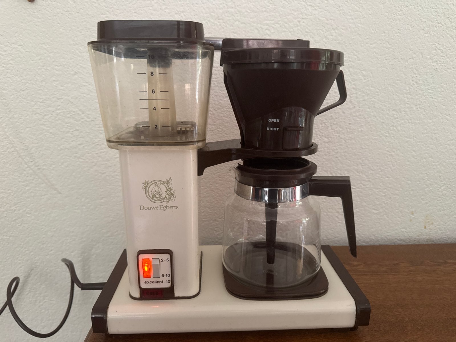 Douwe Egberts Technivorm Excellent 10 Koffiezetapparaat, Gebruikt, 10 kopjes of meer, Koffiemachine, Gemalen koffie